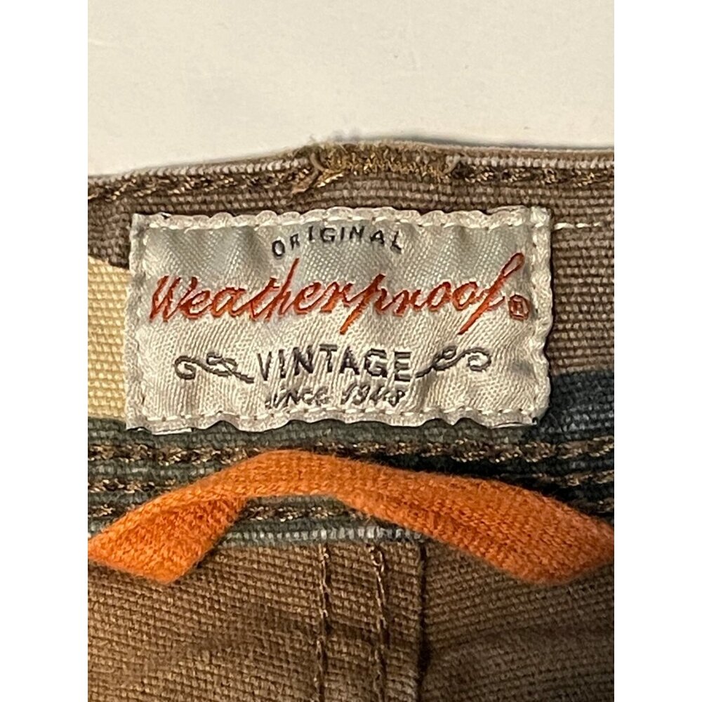 Weatherproof Vintage jeans mens 36 x 30 relaxed fit brown work - Picture 11 of 12